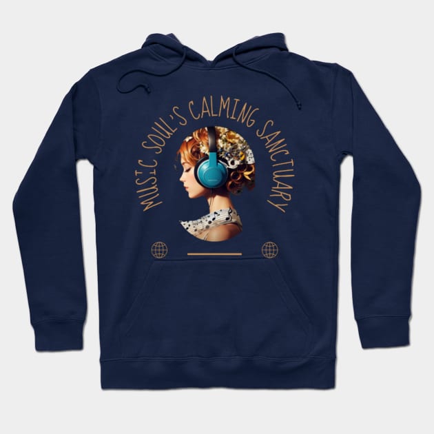 Music: Soul's Calming Sanctuary Hoodie by MAT JAARAK